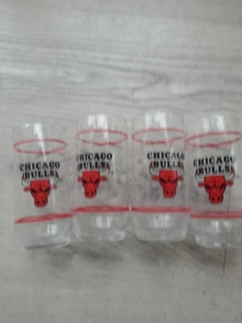Chicago Bulls Pint Glasses - Set of 4